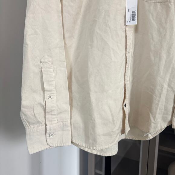 Taylor Stitch The Jack Oat Corduroy Button Down Long Sleeve Shirt 38 NEW Cream - Picture 4 of 7